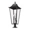 Z-Lite Gannon 5 Light Outdoor Pier Mounted Fixture, 16in. W x 42.25in. H, Black 5008PHXXLR-533PM-BK - alternate 2